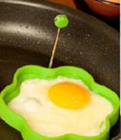 1PC Silicone Pancake Rings Fried Egg Mold Non-stick Kitchen Egg Cooking Tools Stars Heart Round Flower Shape Egg Mold OK 0283