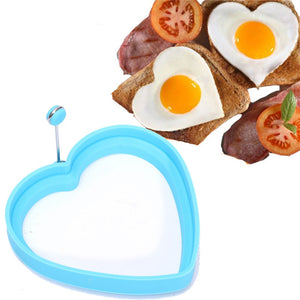 1PC Silicone Pancake Rings Fried Egg Mold Non-stick Kitchen Egg Cooking Tools Stars Heart Round Flower Shape Egg Mold OK 0283