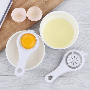 1Pcs Plastic Egg Separator White Yolk Sifting Home Kitchen Baking Chef Dining Cooking Gadget For Household Kitchen Tools