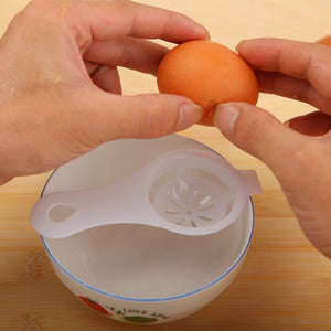 1Pcs Plastic Egg Separator White Yolk Sifting Home Kitchen Baking Chef Dining Cooking Gadget For Household Kitchen Tools