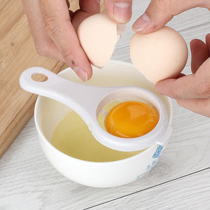 1Pcs Plastic Egg Separator White Yolk Sifting Home Kitchen Baking Chef Dining Cooking Gadget For Household Kitchen Tools