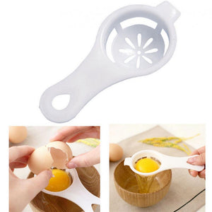 1Pcs Plastic Egg Separator White Yolk Sifting Home Kitchen Baking Chef Dining Cooking Gadget For Household Kitchen Tools