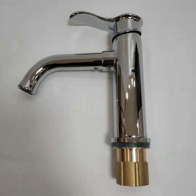 360 Rotation Spout Modern Kitchen Mixer Tap Brass Polished Single Handle Wash Basin Faucet For Bathroom Deck Mounted