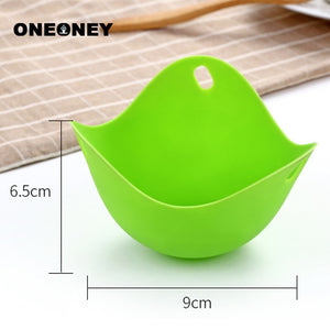 4pc Egg Poachers Silicone Egg Cooker Kitchen Tools Pancake Cookware Bakeware Steam Eggs Plate Tray Healthy Egg Pancake