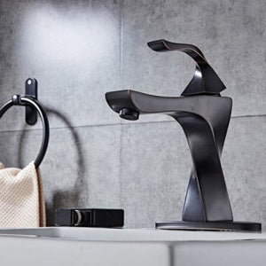 Basin Faucets Solid Brass Modern Bathroom Sink Faucet Single Handle Washbasin Hot Cold Mixer Water Tap Torneira