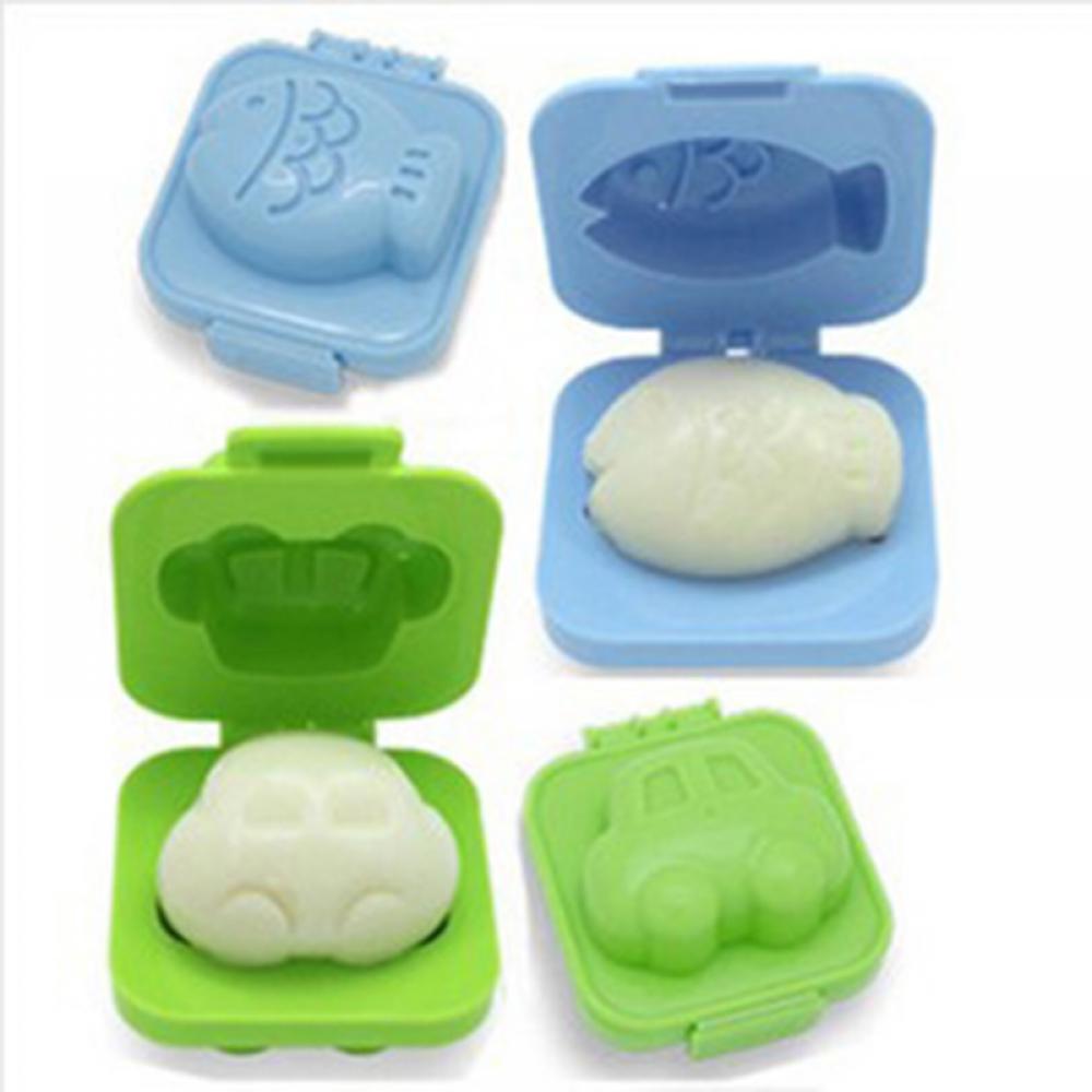 Egg Mold Cute Cartoon 3D Egg Ring Mould Bento Maker Cutter Decorating Egg Tool