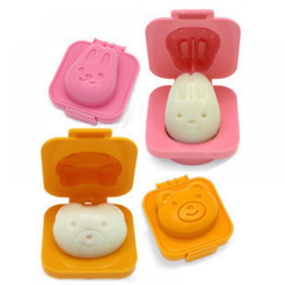 Egg Mold Cute Cartoon 3D Egg Ring Mould Bento Maker Cutter Decorating Egg Tool