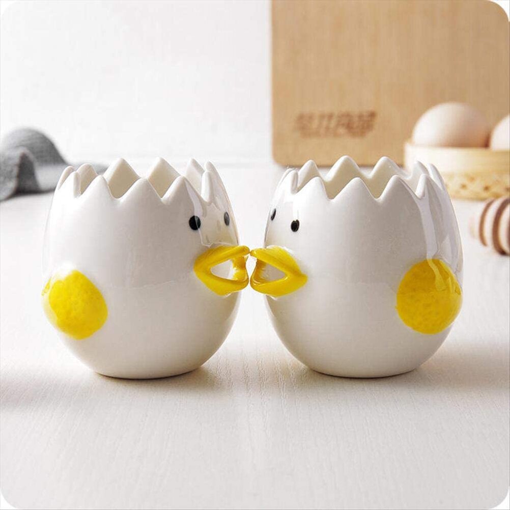 Ceramic Egg Separator Chick Shape Egg Yolk Separator Kitchen Gadgets Kitchen Accessories