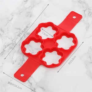 Egg Pancake Ring Nonstick Pancake Maker Mold Silicone Egg Cooker fried egg shaper Omelet Moulds for Kitchen Baking Accessories