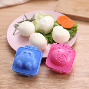 Egg mold Cute Cartoon Baby Rice Ball Mold 3D Egg Ring Bento Accessories Rabbit Bear Fish Egg Decorating Tool Kitchen Gadgets