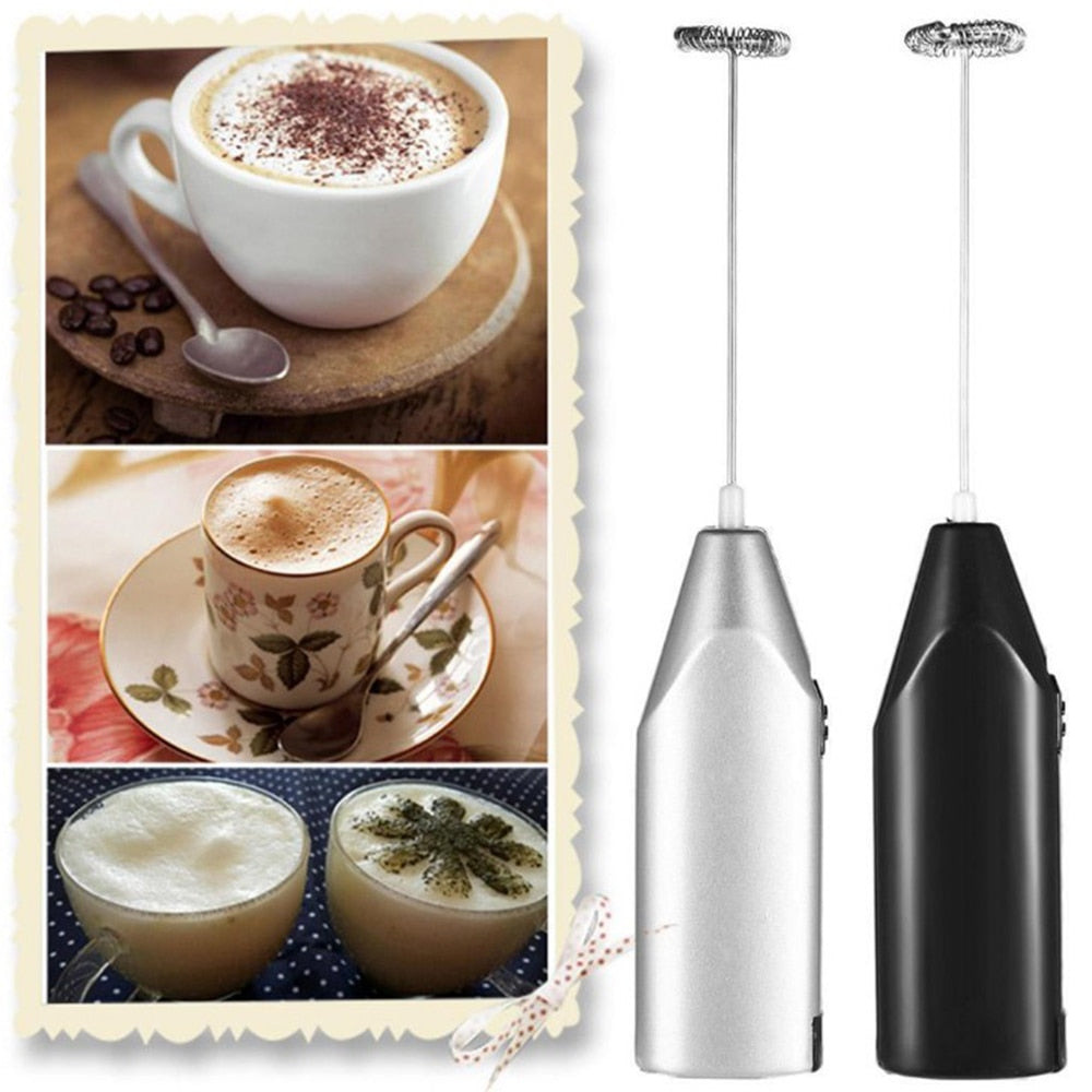 Mini Electric Handheld Milk Frother Frothers Drink Foamer Whisk Mixer Coffee Egg Beater Cream Stiring Machine Mixer Stirrer