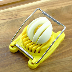 Multifunction Cut Kitchen Egg Slicer Sectioner Cutter Mold Flower Edges New High Quality Kitchen Accessories Egg Shaper 3 Colors