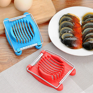 Multifunction Cut Kitchen Egg Slicer Sectioner Cutter Mold Flower Edges New High Quality Kitchen Accessories Egg Shaper 3 Colors