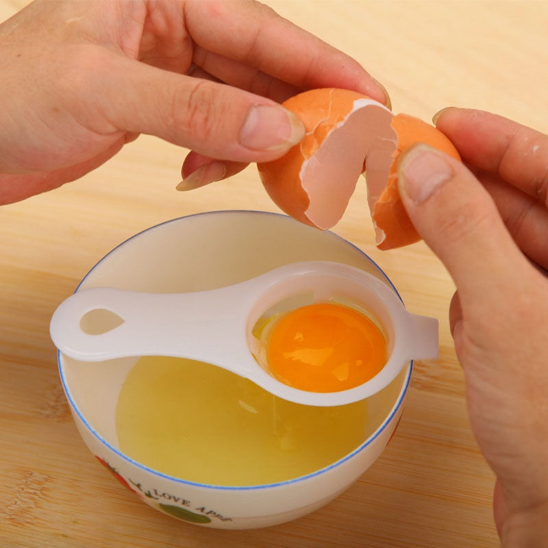 NEW Arrival 1PCS Egg Yolk Separator Protein Separation Tool Food-grade Egg Tool Kitchen Tools Kitchen Gadgets Egg Divider