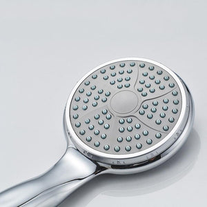 ABS Plastic Bathroom Shower Head Big Panel Round Chrome Rain Head Water Saver Classic Design G1/2 Rain Shower Head SP045