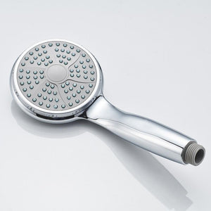 ABS Plastic Bathroom Shower Head Big Panel Round Chrome Rain Head Water Saver Classic Design G1/2 Rain Shower Head SP045