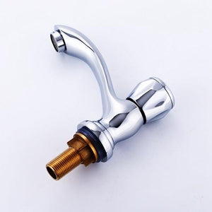 New Arrival Faucets Home Bathroom Faucet Basin Water Taps  Single Handle Cold Fast on Faucet Deck Mounted Faucets