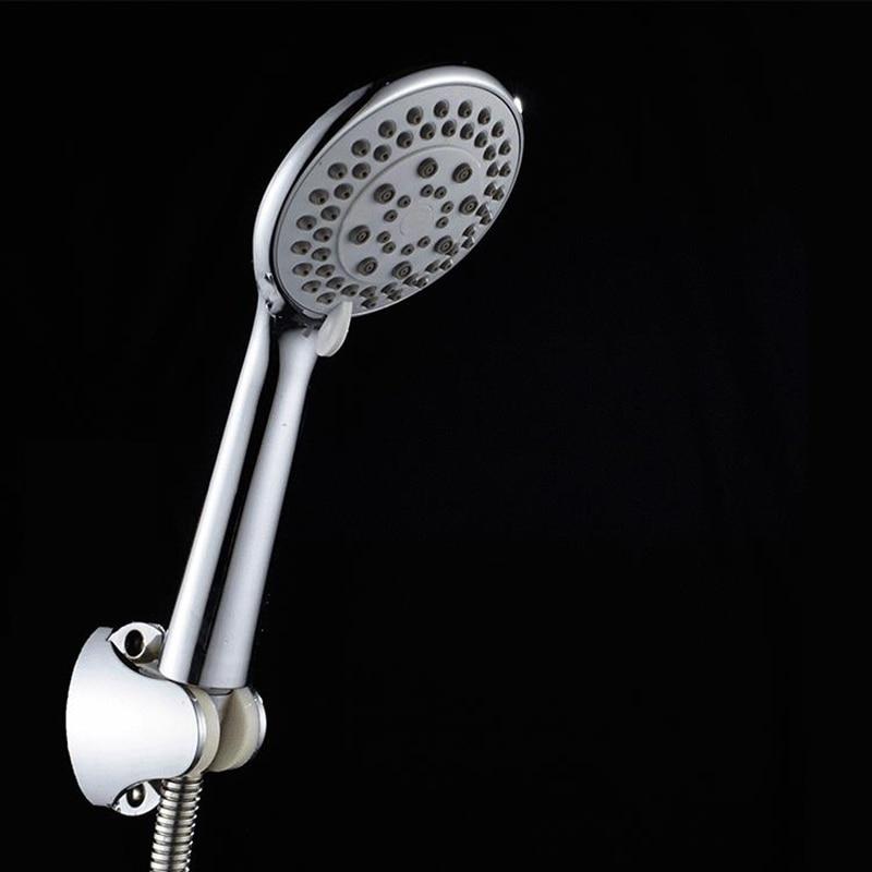 Shower Head ABS Chrome Bathroom Bath Shower Water Saving High Pressure Round Shape NIERSI Hand Shower Heads SP108