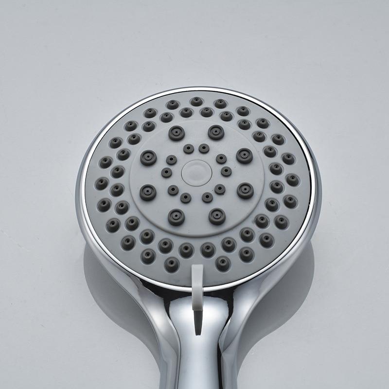 Shower Head ABS Chrome Bathroom Bath Shower Water Saving High Pressure Round Shape NIERSI Hand Shower Heads SP108