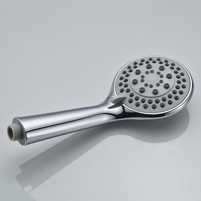 Shower Head ABS Chrome Bathroom Bath Shower Water Saving High Pressure Round Shape NIERSI Hand Shower Heads SP108