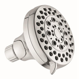 Shower Head High Pressure 4 Inch 5-setting Adjustable Shower Head Rainfall Rain Shower Head Bathroom Powerful Shower Head