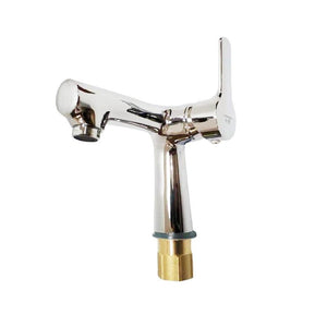 Unique Stylish Elegant Bathroom Basin Faucet Brass Vessel Sink Water Tap Mixer Chrome Finish Hot And Cold Water Tap