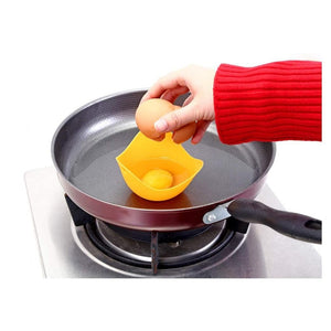 Silicone Egg Poacher Poaching Pods Pan Mould Egg Mold Bowl Rings Cooker Boiler Kitchen Cooking Tool Accessories Gadget #1