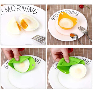 Silicone Egg Poacher Poaching Pods Pan Mould Egg Mold Bowl Rings Cooker Boiler Kitchen Cooking Tool Accessories Gadget #1